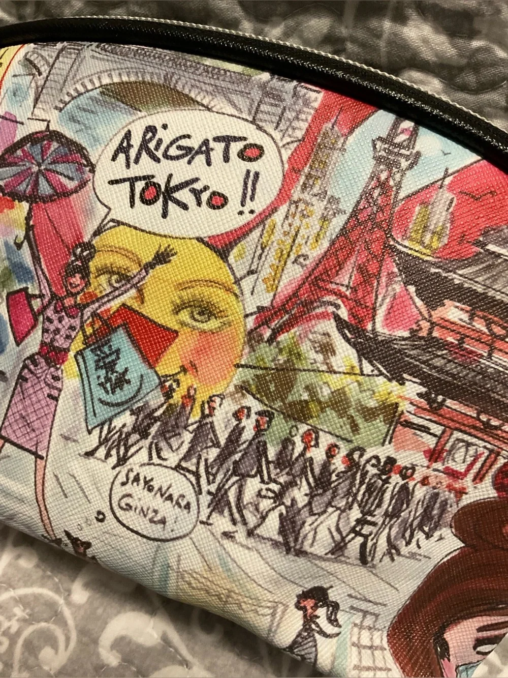 Izak Zenou I Love Japan / Arigato Tokyo Cosmetic Bag